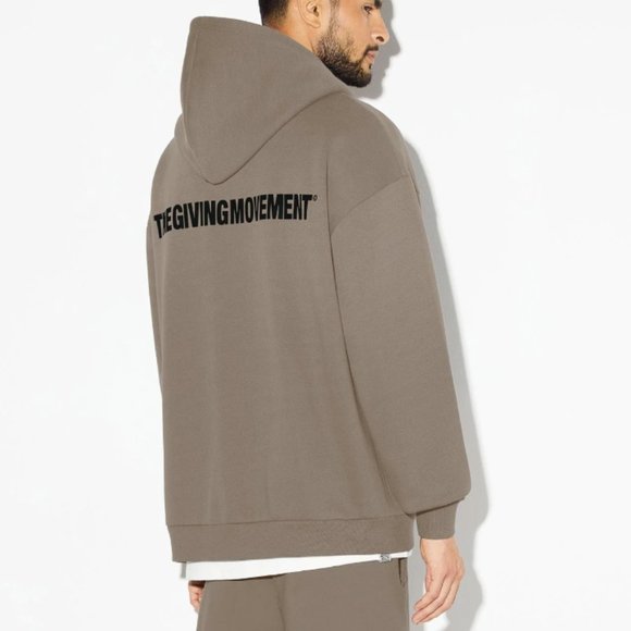 The Giving Movement Oversized Fleece Zip Hoodie Size XS/S - Picture 1 of 5